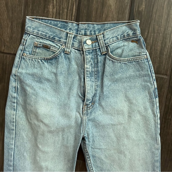 VTG Puma Light Wash Mom Jeans Sz 27 - Picture 3 of 10